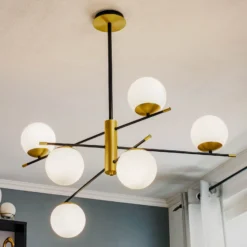 Lámpara colgante Nostalgia, 6 luces