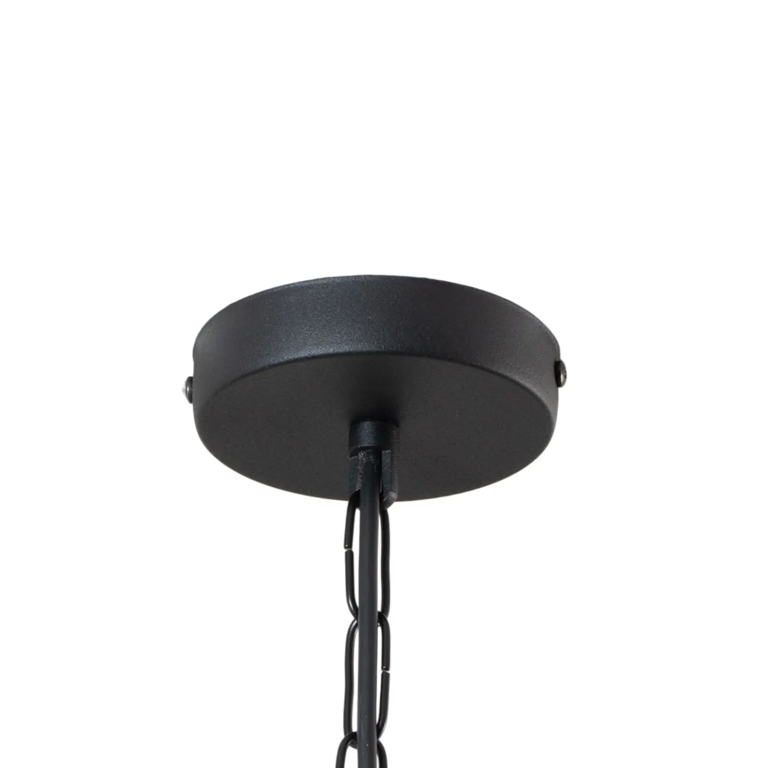 Lámpara colgante Nota, negra, Ø 31 cm, metal, E27
