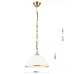 Lámpara colgante Old Lamp suspensión cadena, 1 luz