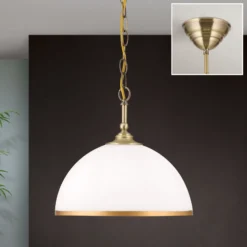 Lámpara colgante Old Lamp suspensión cadena, 1 luz