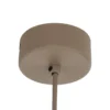 Lámpara colgante Oslo, color arena, metal, Ø 34 cm, E27
