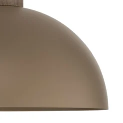 Lámpara colgante Oslo, color arena, metal, Ø 34 cm, E27