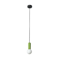 Lámpara colgante OSRAM Decor Concrete Mic, verde, hormigón, G9