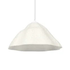 Lámpara colgante OSRAM Decor Lotus Leaf, 1 luz, blanca, papel, E27