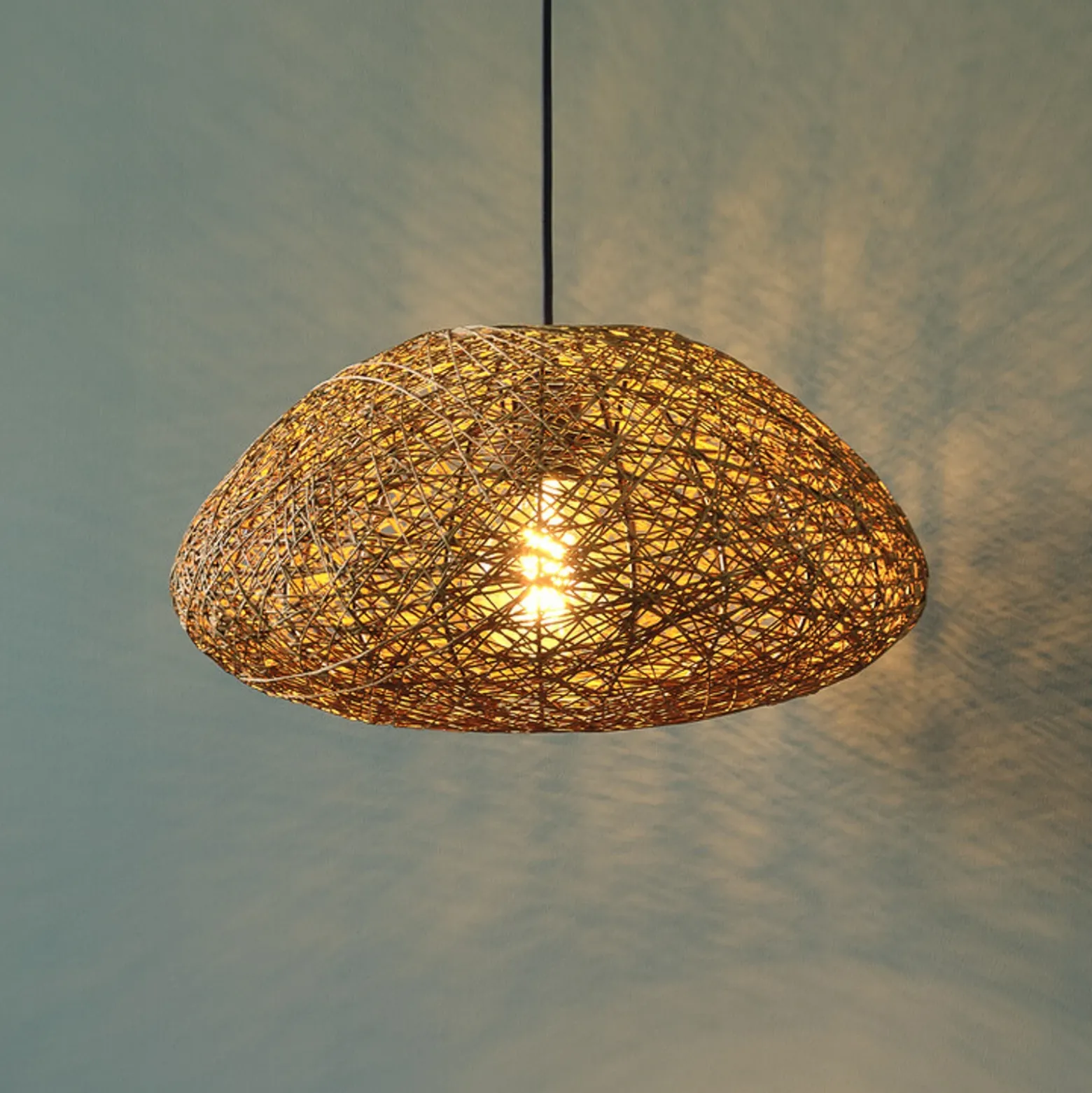 Lámpara colgante OSRAM Decor Paper Drop, 1 luz, beige, E27