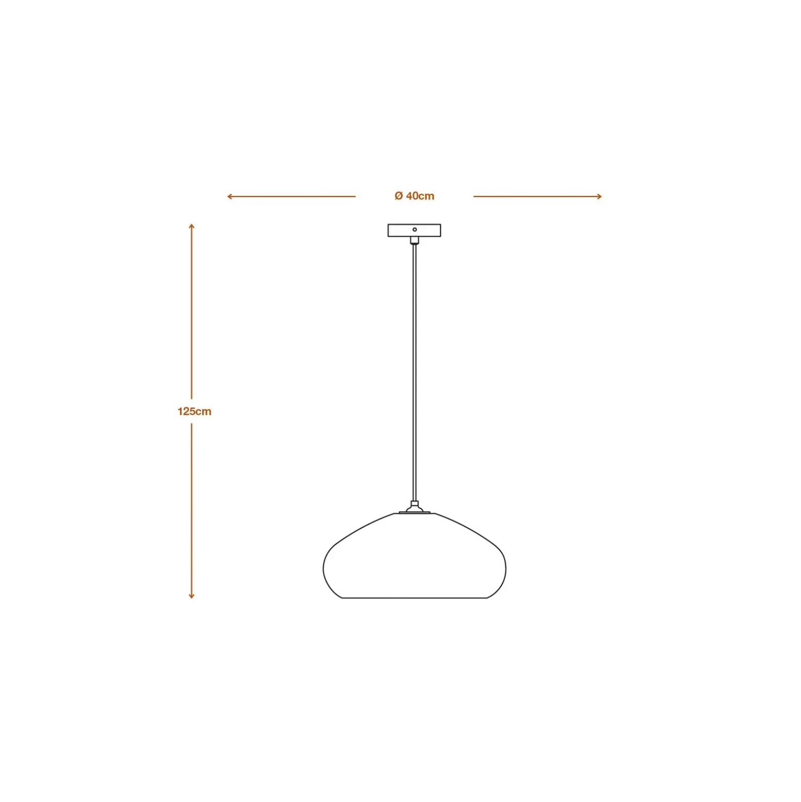 Lámpara colgante OSRAM DROP, marrón, Ø 40 cm, cartón ondulado, E27