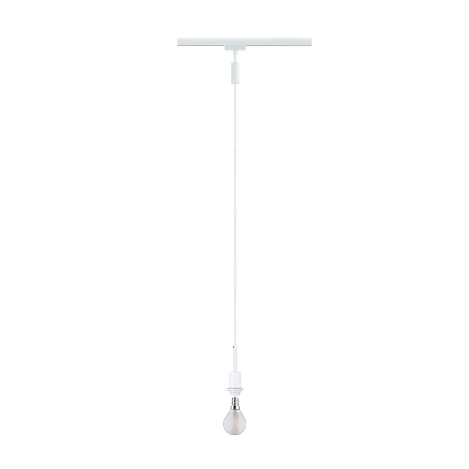 Lámpara colgante Paulmann URail DecoSystems, blanco señal, metal