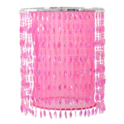 Lámpara colgante 6008419 piedras decorativas, rosa
