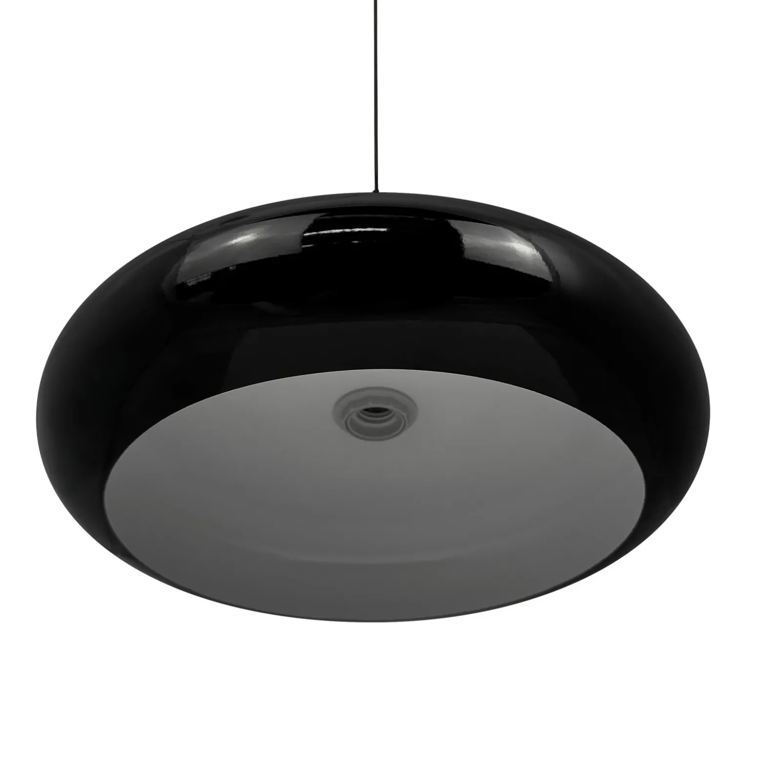 Lámpara colgante Planet de Dyberg Larsen, negra, Ø 40 cm, metal