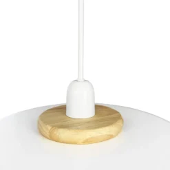 Lámpara colgante Planet de Dyberg Larsen, blanca, Ø 40 cm, metal