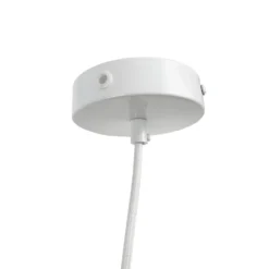 Lámpara colgante Planet de Dyberg Larsen, blanca, Ø 40 cm, metal