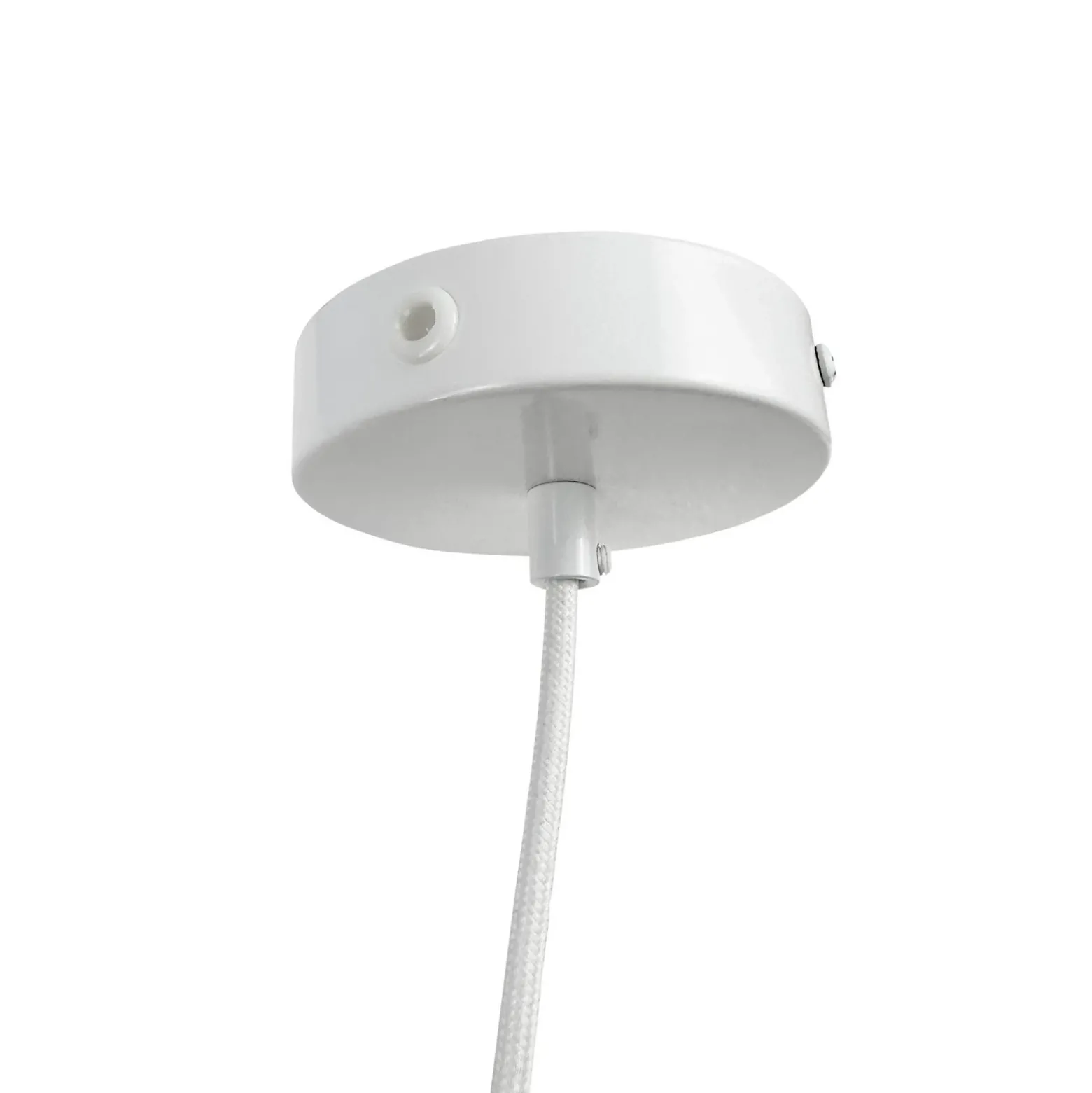Lámpara colgante Planet de Dyberg Larsen, blanca, Ø 40 cm, metal