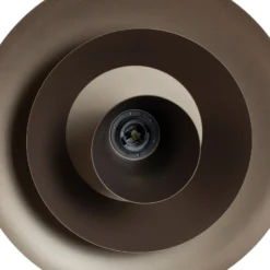Lámpara colgante Plato, color titanio, metal, Ø 38 cm, E27