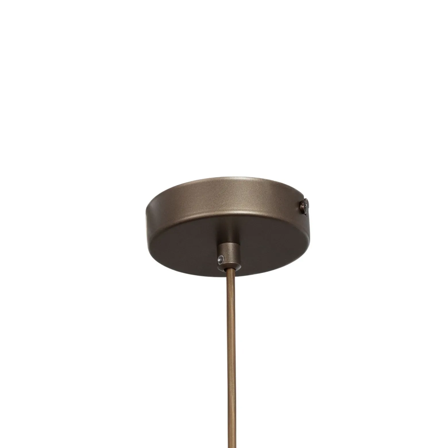 Lámpara colgante Plato, color titanio, metal, Ø 38 cm, E27