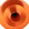 Lámpara colgante Plato, naranja, metal, Ø 38 cm, E27
