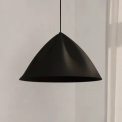 Lámpara colgante Podere, negra