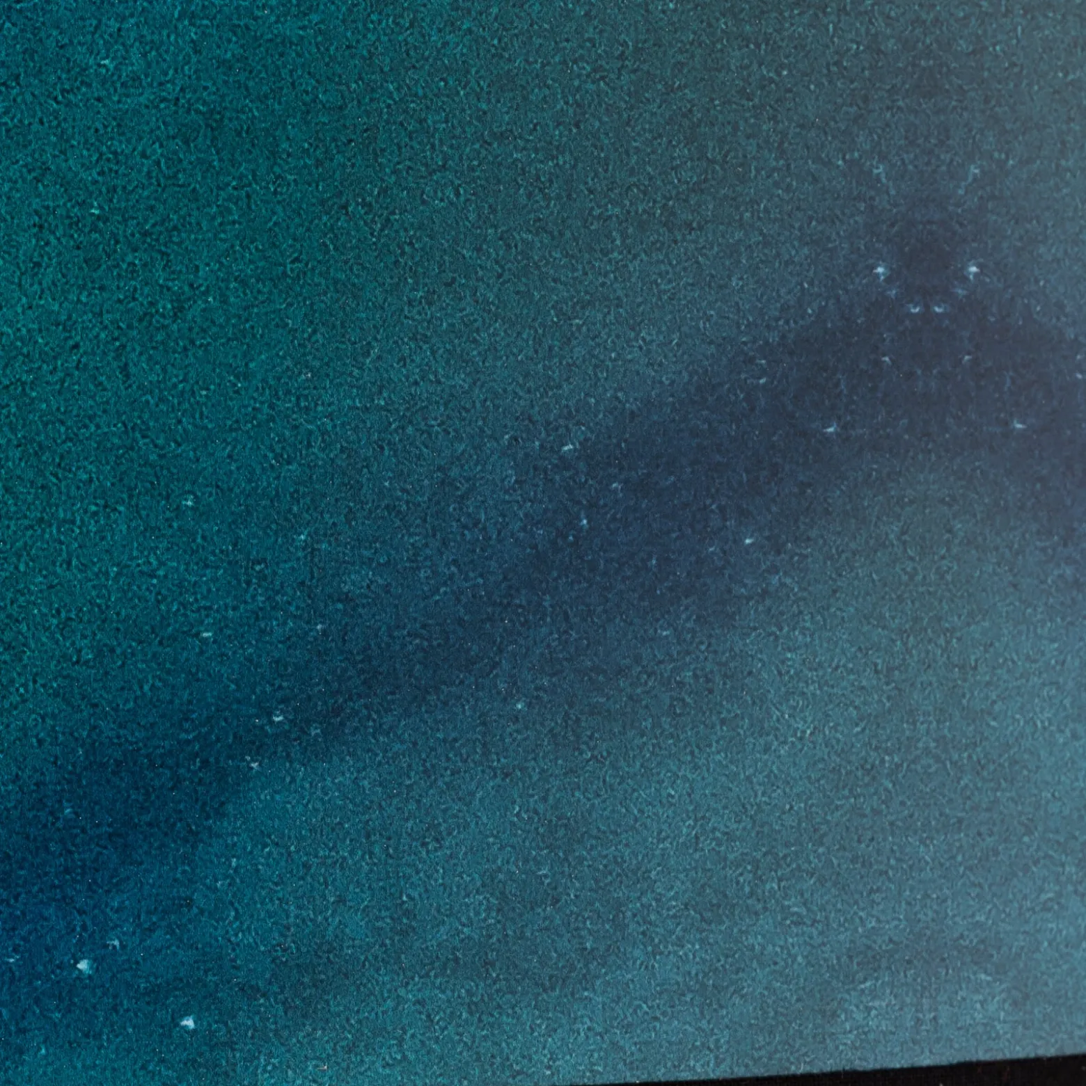 Lámpara colgante Print L Cielo con aurora boreal turquesa