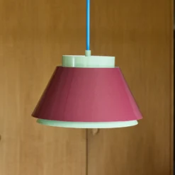 Lámpara colgante Remi, verde/rojo, Ø 25 cm, metal
