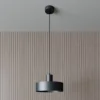 Lámpara colgante Rif de metal, negro, Ø 25 cm