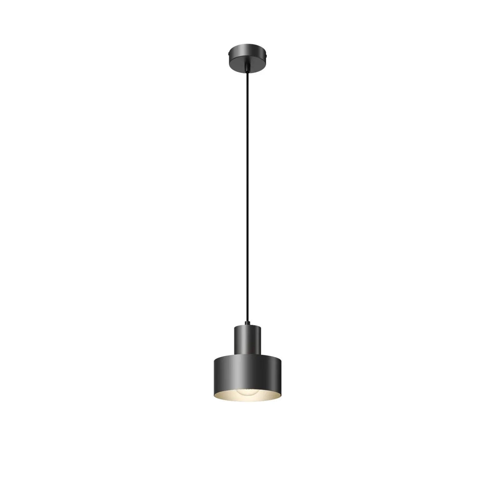 Lámpara colgante Rif de metal, negro, Ø 15 cm