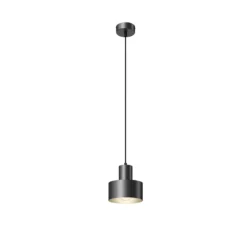 Lámpara colgante Rif de metal, negro, Ø 15 cm