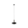 Lámpara colgante Rif Lux, negro/dorado, Ø 25 cm, acero