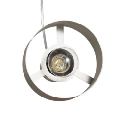 Lámpara colgante Rif 3, taupe, 3 luces, lineal, acero