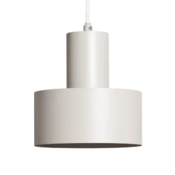 Lámpara colgante Rif 3, taupe, 3 luces, lineal, acero