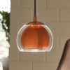 Lámpara colgante Rocamar 1 luz en cobre