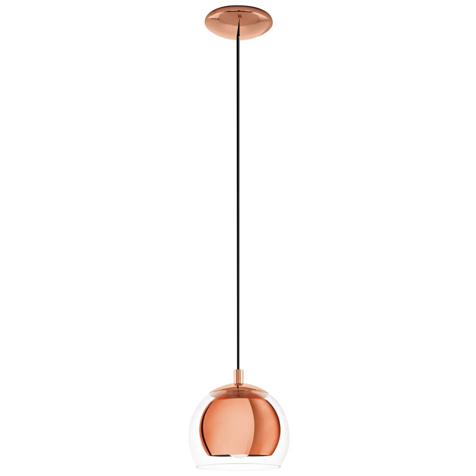 Lámpara colgante Rocamar 1 luz en cobre