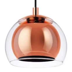 Lámpara colgante Rocamar 1 luz en cobre