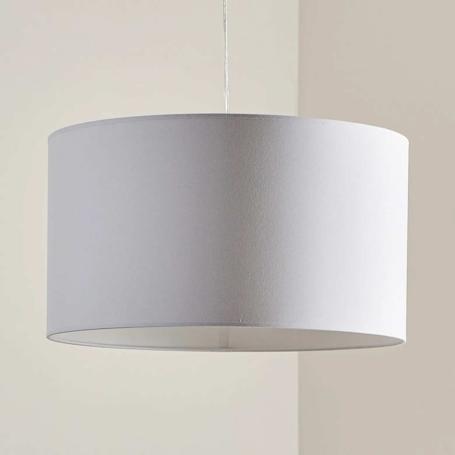 Lámpara colgante Roller, blanca, Ø 45 cm