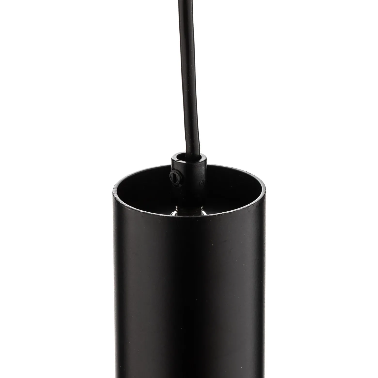 Lámpara colgante Rondo negro/dorado, 1 luz