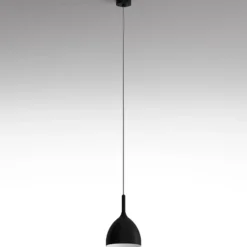 Lámpara colgante Rotaliana Drink H1 negro mate