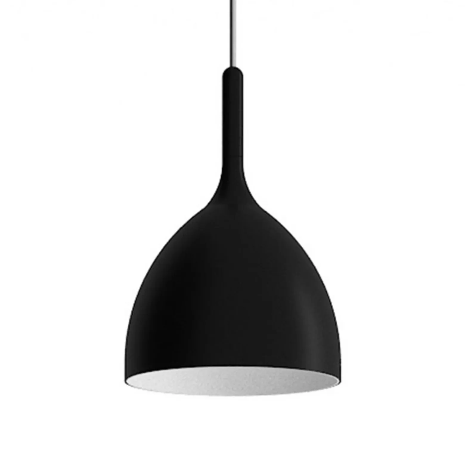 Lámpara colgante Rotaliana Drink H1 negro mate