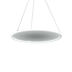 Lámpara colgante RZB Sidelite ECO Ø 58 cm transparente 4000 K