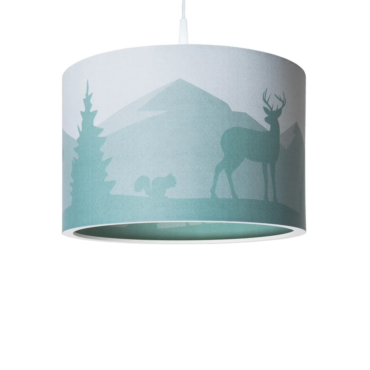 Lámpara colgante 25/40 Scandi Forest, Ø 40 cm, verde, 1 luz