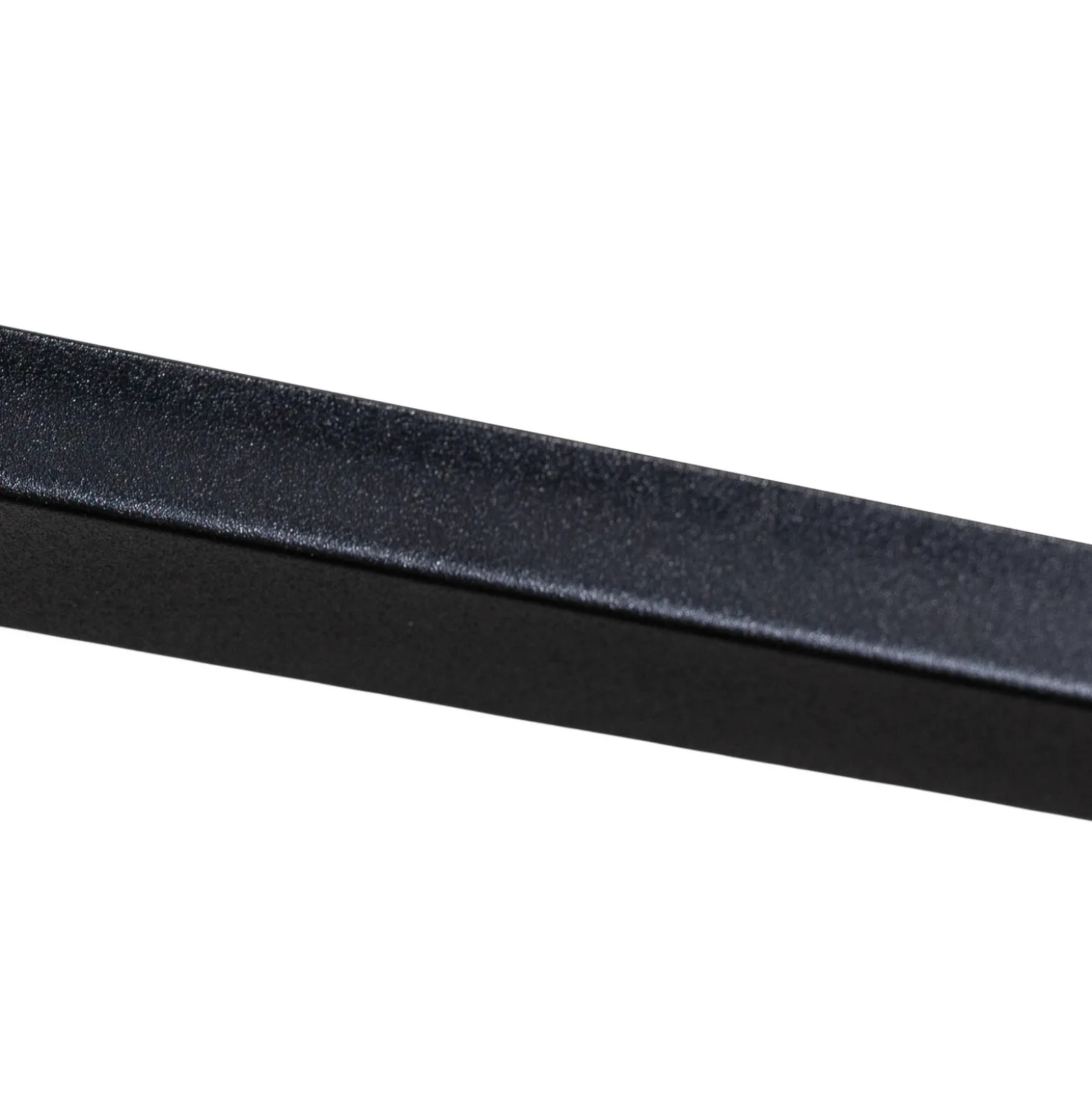 Lámpara colgante Seco, longitud 90 cm, negra, metal/madera, 4 luces.