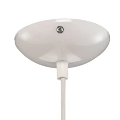 Lámpara colgante Sfera 1 luz cristal/madera clara