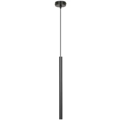 Lámpara colgante Sid, 1 luz, negro