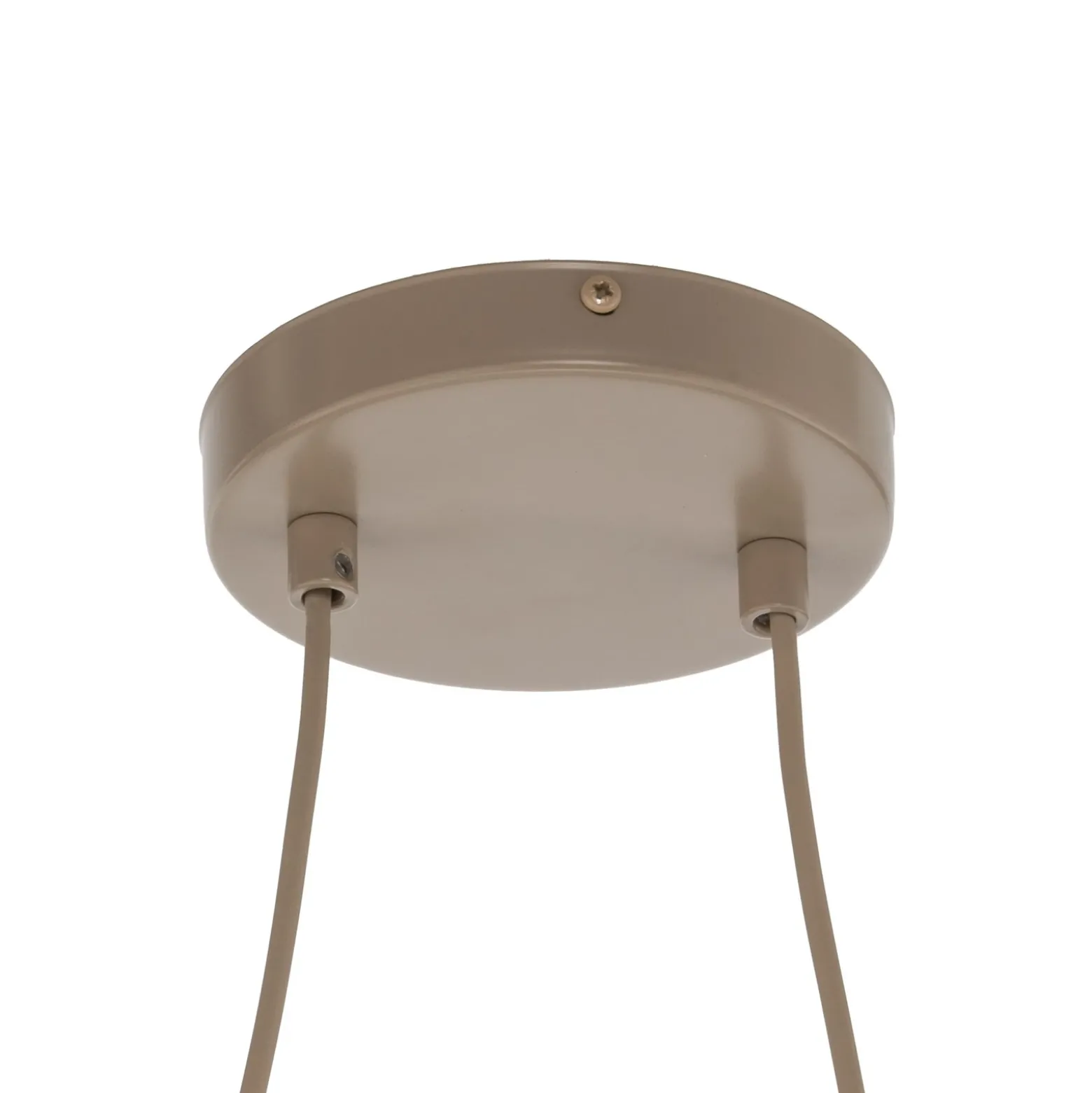 Lámpara colgante SINUS, color beige, longitud 110 cm, 5 luces, metal/cristal