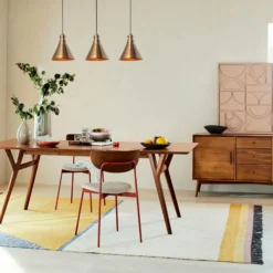 Lámpara colgante Sivani MR-314, oro antiguo, hierro, 3 luces lineales