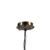 Lámpara colgante Sivani MR-637, oro antiguo, metal, Ø 39 cm