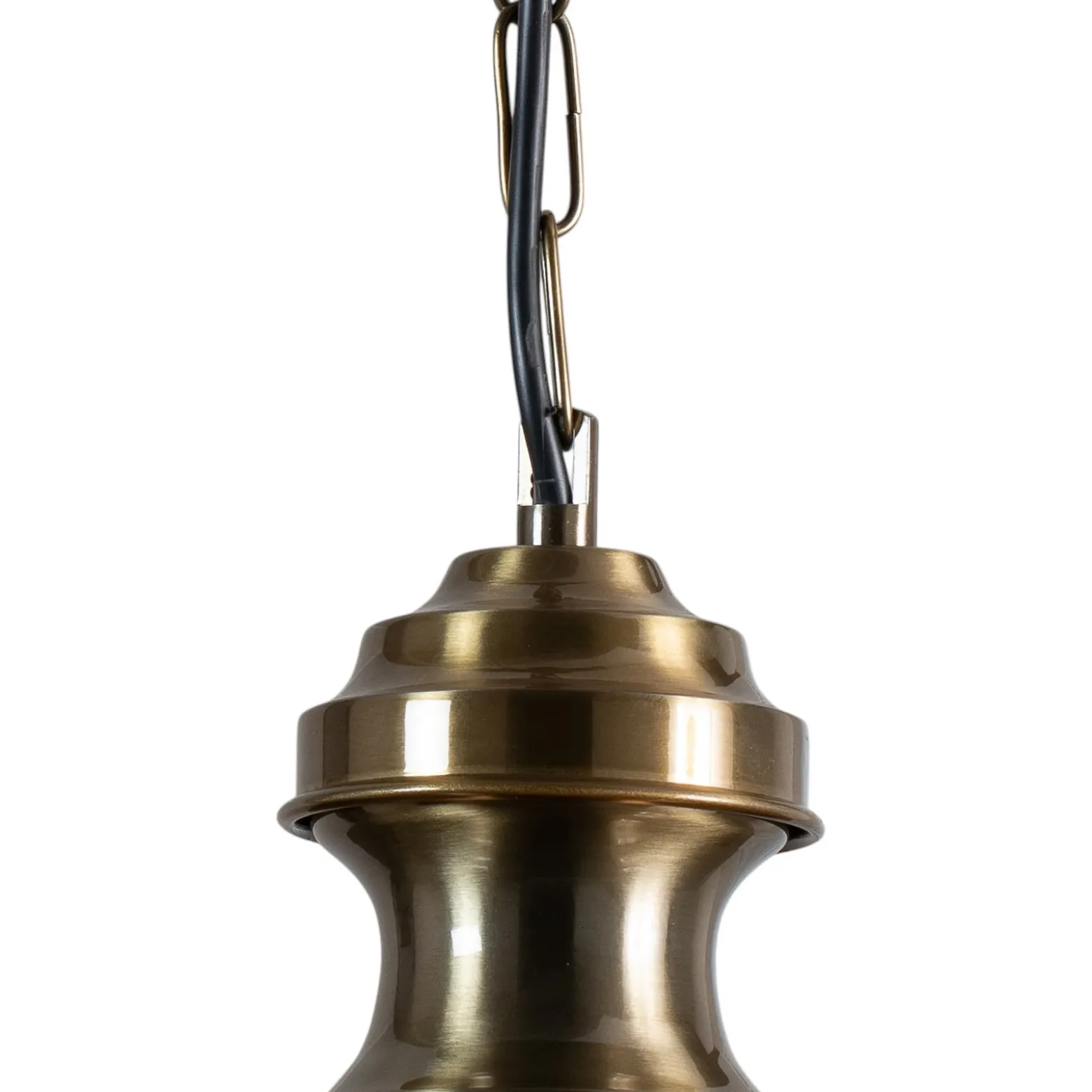 Lámpara colgante Sivani MR-637, oro antiguo, metal, Ø 39 cm