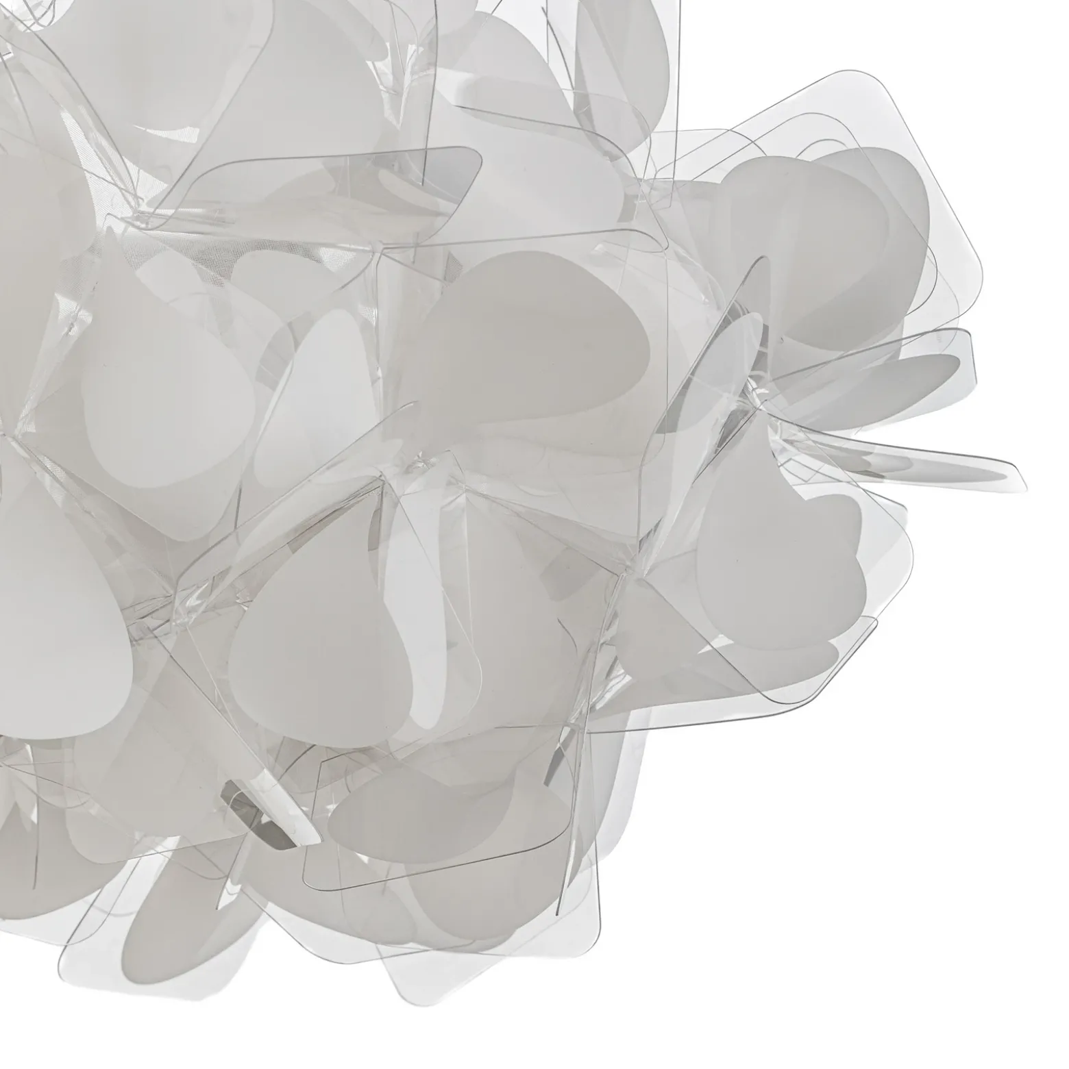 Lámpara colgante Slamp Clizia Mama Non Mama, Ø53cm, blanco/rojo