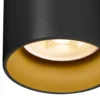 Lámpara colgante SLV Asto Tube GU10 con riel monofásico, color negro
