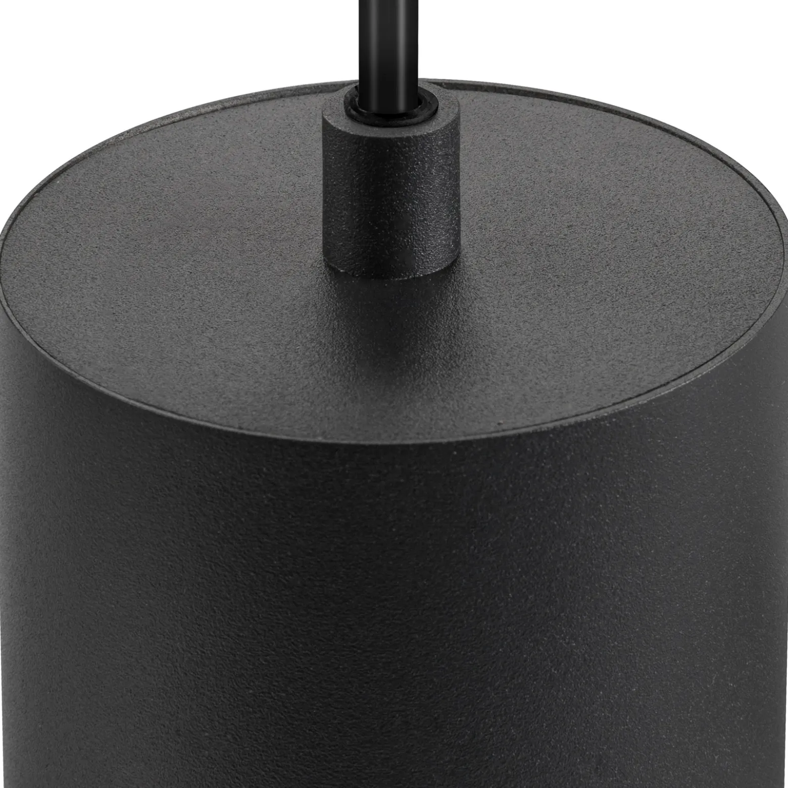 Lámpara colgante SLV Asto Tube GU10 con riel monofásico, color negro