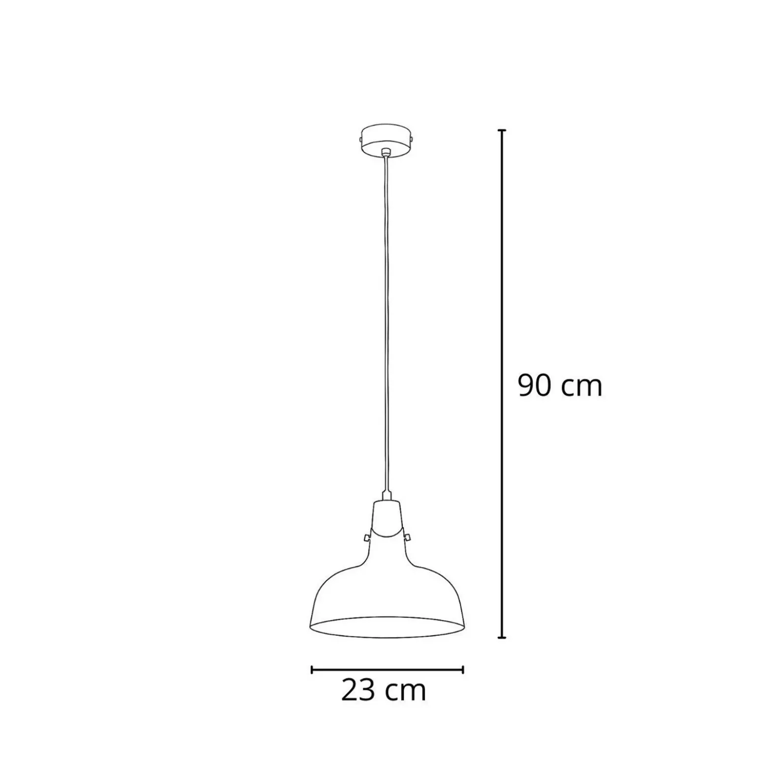 Lámpara colgante Solo Gem, azul claro, Ø 23 cm, metal