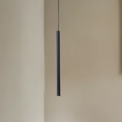 Lámpara colgante Sone, 1 luz, negro