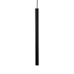 Lámpara colgante Sone, negra, de 1 luz, 3 cm